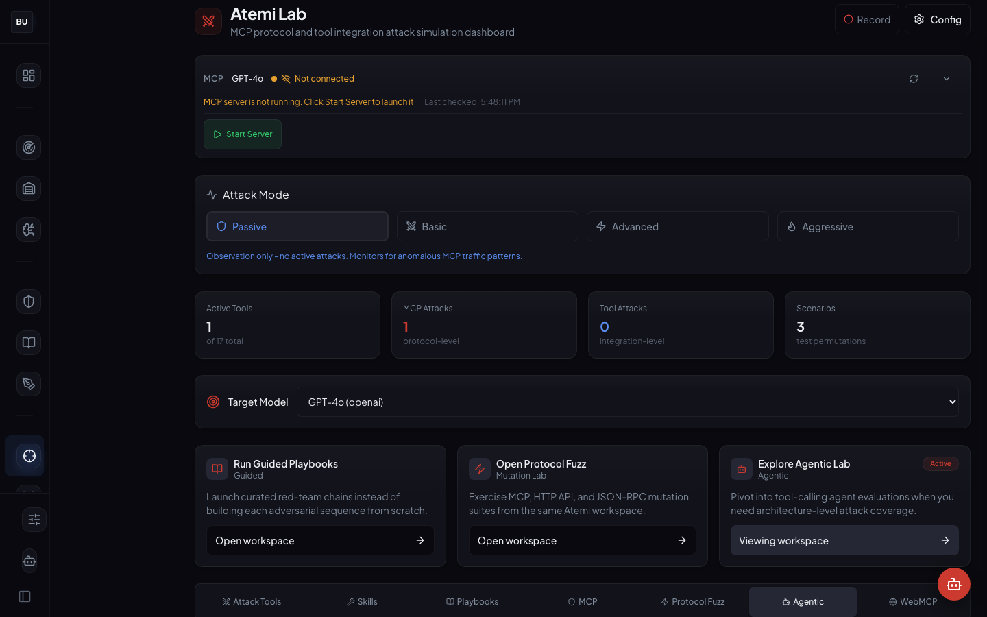 Atemi Lab agentic workspace