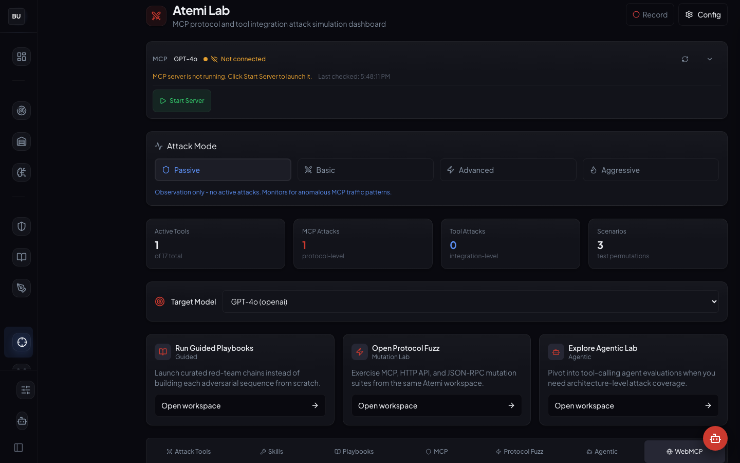 Atemi Lab WebMCP workspace