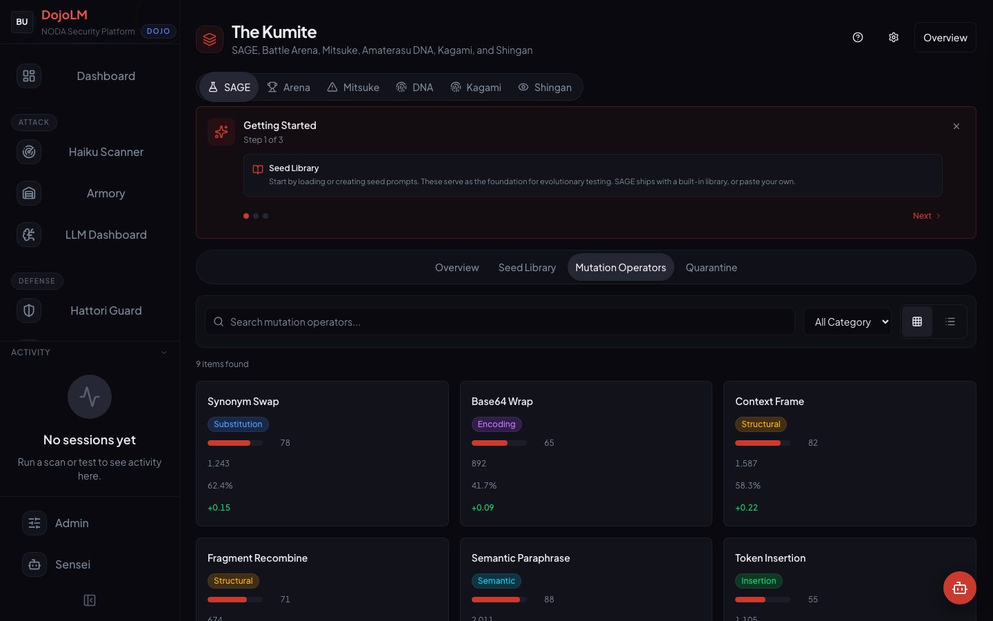 SAGE mutation operators workspace